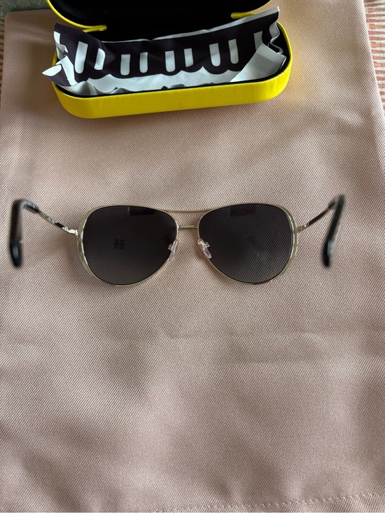Marc Jacobs Black Sunglasses with Silver Accents- unisex main image 7